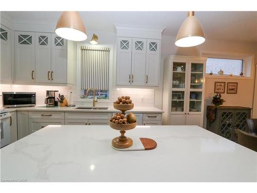 87A Abigail Avenue, Brantford, ON - Indoor Photo Showing Kitchen With Double Sink