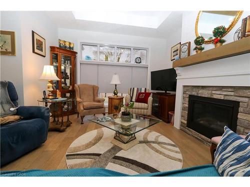 87A Abigail Avenue, Brantford, ON - Indoor Photo Showing Living Room With Fireplace