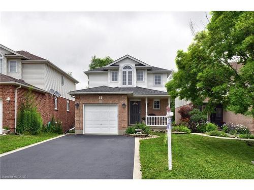 35 Haddaway Court, Cambridge, ON - Outdoor With Deck Patio Veranda With Facade