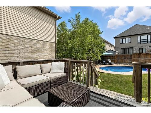 39 Deer Creek Street, Kitchener, ON - Outdoor With In Ground Pool With Deck Patio Veranda With Exterior