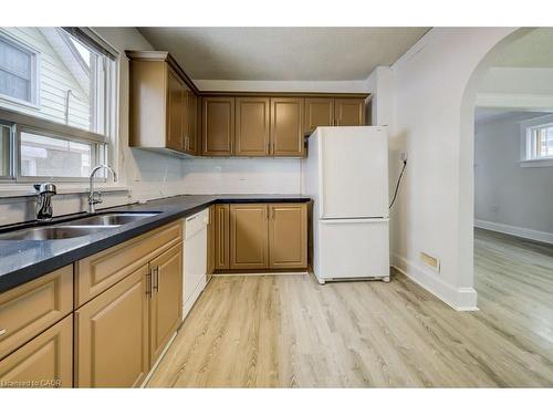 18 Shanley Street, Kitchener, ON - Indoor Photo Showing Kitchen With Double Sink