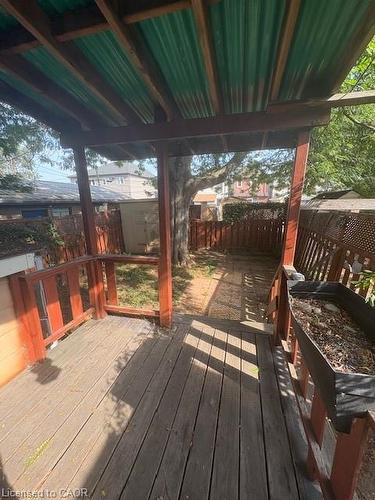 89 Shaw Street, Hamilton, ON - Outdoor With Deck Patio Veranda