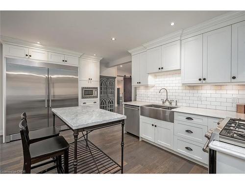 403 Smith Avenue, Burlington, ON - Indoor Photo Showing Kitchen With Stainless Steel Kitchen With Double Sink With Upgraded Kitchen