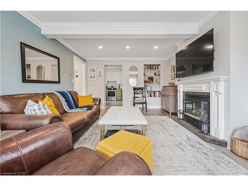 13 Spiers Crescent, Cambridge, ON - Indoor Photo Showing Living Room With Fireplace