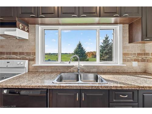 1868 Jerseyville Road W, Hamilton, ON - Indoor Photo Showing Kitchen With Double Sink