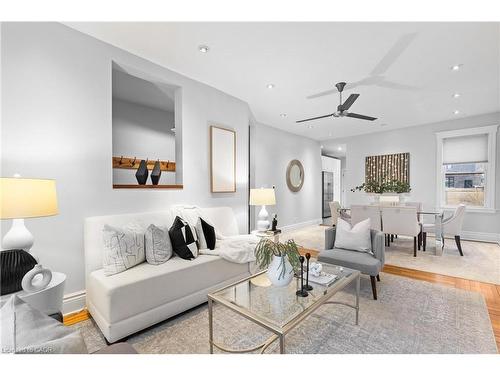 207 Stanley Avenue, Hamilton, ON - Indoor Photo Showing Living Room