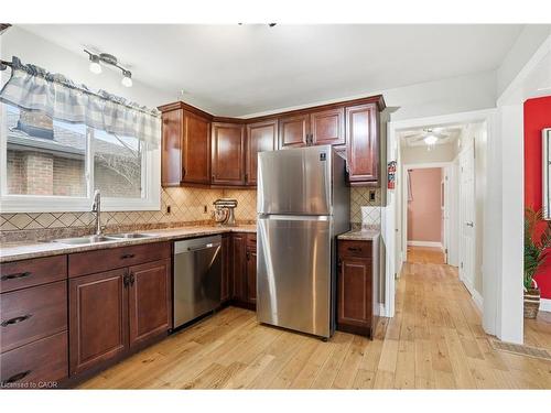 16 Alison Avenue, Cambridge, ON - Indoor Photo Showing Kitchen With Double Sink