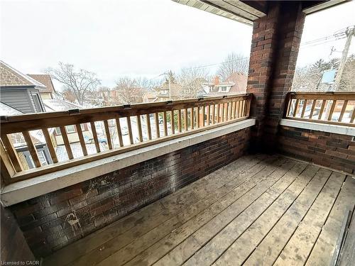 128 Carrick Avenue, Hamilton, ON - Outdoor With Deck Patio Veranda With Exterior