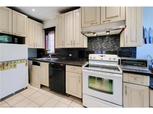 63 Carrick Avenue, Hamilton, ON - Indoor Photo Showing Kitchen With Double Sink