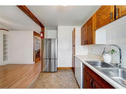 408 East 21St Street, Hamilton, ON - Indoor Photo Showing Kitchen With Double Sink