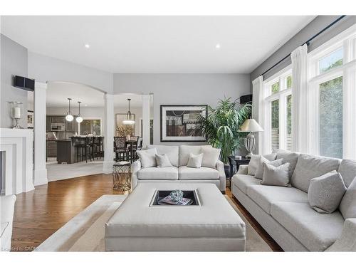 7 Appaloosa Trail, Carlisle, ON - Indoor Photo Showing Living Room With Fireplace