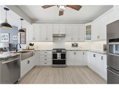 37 Fairgrounds Drive, Binbrook, ON - Indoor Photo Showing Kitchen With Stainless Steel Kitchen With Upgraded Kitchen
