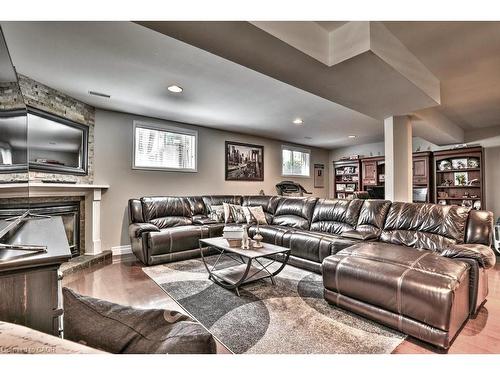 4191 Bianca Forest Drive, Burlington, ON - Indoor Photo Showing Living Room With Fireplace