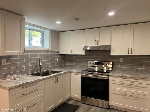 699 Ninth Avenue, Hamilton, ON - Indoor Photo Showing Kitchen With Double Sink