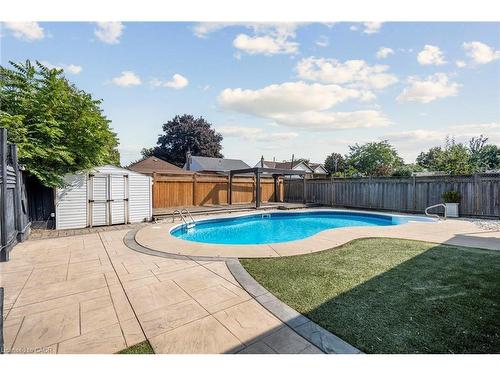 211 Rosedale Avenue, Hamilton, ON - Outdoor With In Ground Pool With Backyard
