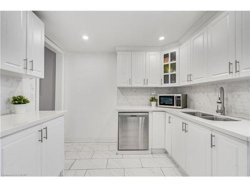 12 Lincoln Street, Hamilton, ON - Indoor Photo Showing Kitchen With Double Sink