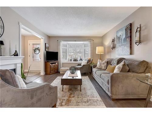 43 Summerhill Crescent, Kitchener, ON - Indoor Photo Showing Living Room With Fireplace