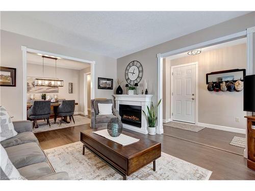 43 Summerhill Crescent, Kitchener, ON - Indoor Photo Showing Living Room With Fireplace