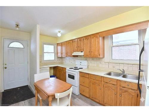 36 Kipling Road, Hamilton, ON - Indoor Photo Showing Kitchen With Double Sink