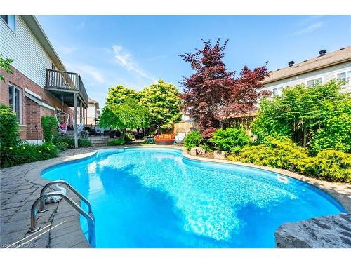 2338 Norland Drive, Burlington, ON - Outdoor With In Ground Pool With Deck Patio Veranda With Backyard