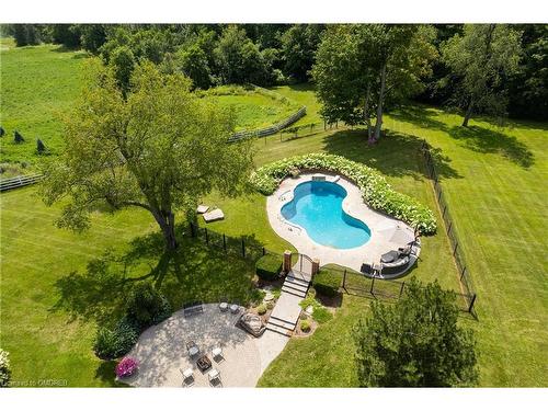 4508 Sideroad 10 North, Puslinch, ON - Outdoor With In Ground Pool