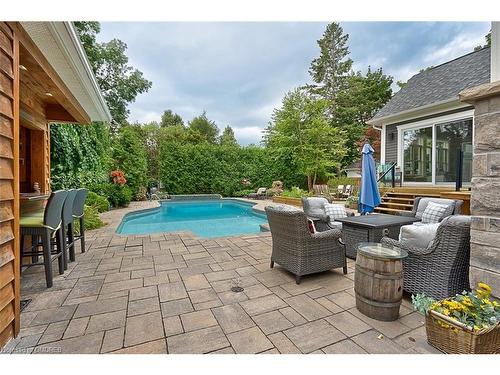 246 Oakwood Crescent, Oakville, ON - Outdoor With In Ground Pool With Deck Patio Veranda With Exterior