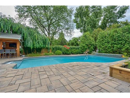 246 Oakwood Crescent, Oakville, ON - Outdoor With In Ground Pool With Deck Patio Veranda With Backyard