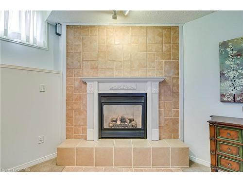 2373 Grand Ravine Drive, Oakville, ON - Indoor Photo Showing Living Room With Fireplace