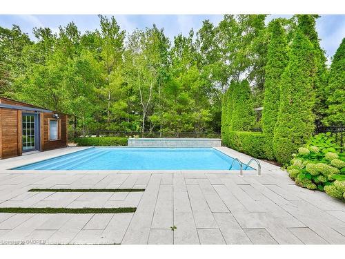 2259 Wuthering Heights Way, Oakville, ON - Outdoor With In Ground Pool With Backyard