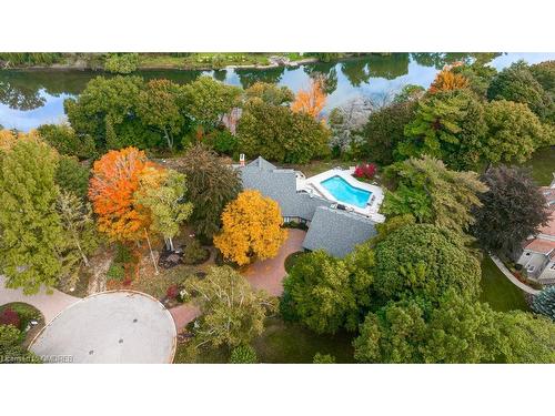 500 Comanche Road, Mississauga, ON - Outdoor With In Ground Pool With View