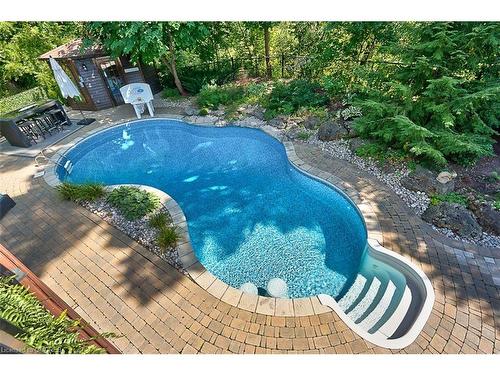 1522 Canada Court, Oakville, ON - Outdoor With In Ground Pool With Deck Patio Veranda With Backyard