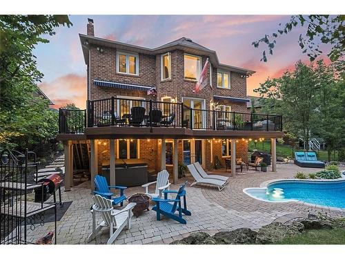 1522 Canada Court, Oakville, ON - Outdoor With In Ground Pool With Deck Patio Veranda