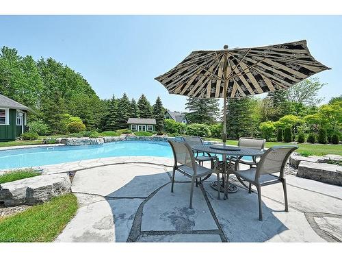 27 Weneil Drive, Freelton, ON - Outdoor With In Ground Pool With Backyard