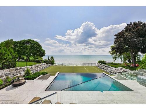 140 Secord Lane, Burlington, ON - Outdoor With Body Of Water With In Ground Pool With View