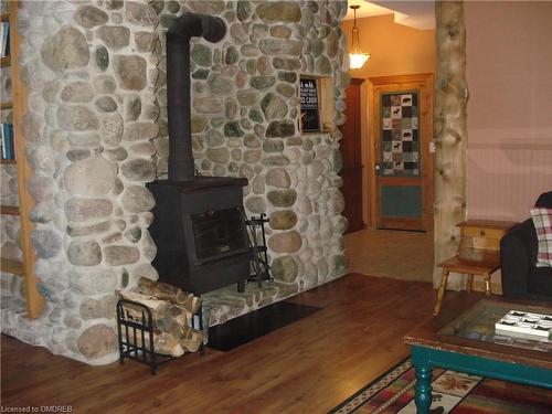 644 Bay Lake Road, Bancroft, ON - Indoor Photo Showing Other Room With Fireplace