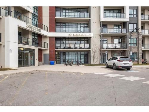 239-125 Shoreview Place, Stoney Creek, ON - Outdoor With Balcony With Facade