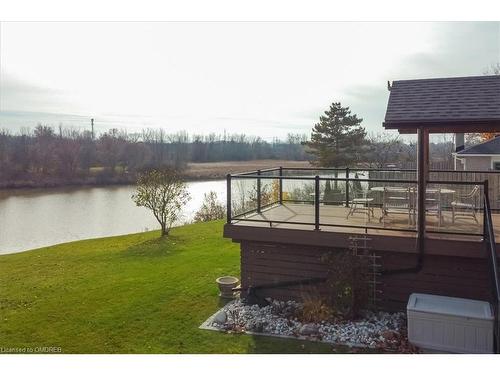 118 Colbeck Drive, Welland, ON - Outdoor With Body Of Water With Deck Patio Veranda With View