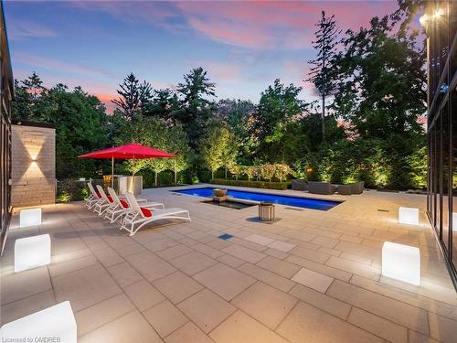 210 Chartwell Road, Oakville, ON - Outdoor With In Ground Pool