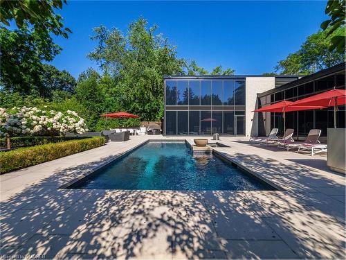 210 Chartwell Road, Oakville, ON - Outdoor With In Ground Pool