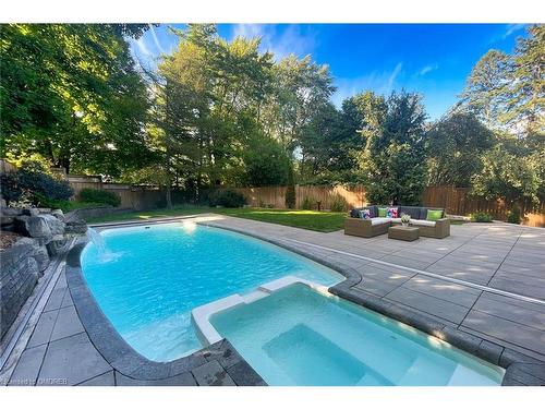 1207 Stirling Drive, Oakville, ON - Outdoor With In Ground Pool With Backyard