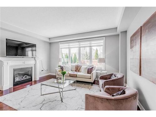3301 Stalybridge Drive, Oakville, ON - Indoor Photo Showing Living Room With Fireplace