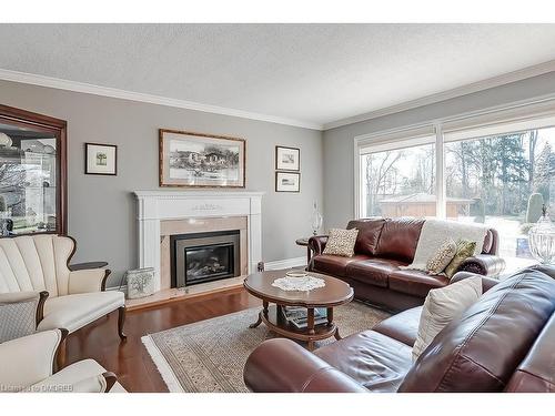 258 Westwood Drive, Oakville, ON - Indoor Photo Showing Living Room With Fireplace