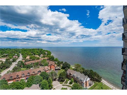 1905-2170 Marine Drive, Oakville, ON - Outdoor With Body Of Water With Balcony With Exterior