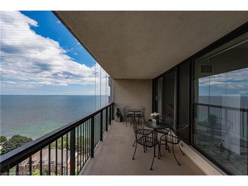 1905-2170 Marine Drive, Oakville, ON - Outdoor With Balcony With Exterior