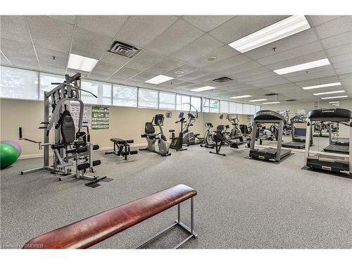 1905-2170 Marine Drive, Oakville, ON - Indoor Photo Showing Gym Room