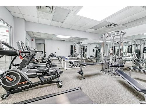 301-1700 The Collegeway Way, Mississauga, ON - Indoor Photo Showing Gym Room