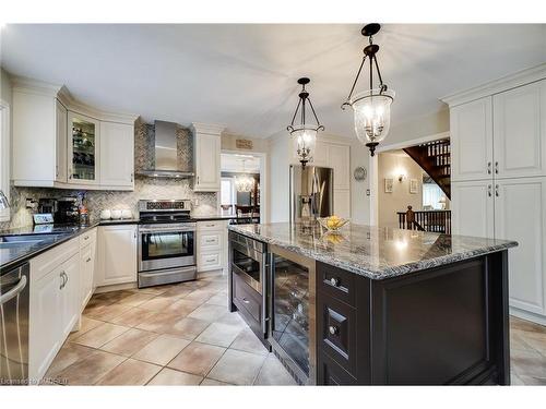 1380 Merrybrook Lane, Oakville, ON - Indoor Photo Showing Kitchen With Stainless Steel Kitchen With Upgraded Kitchen