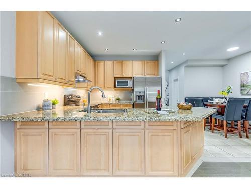 1207 Agram Drive, Oakville, ON - Indoor Photo Showing Kitchen With Double Sink