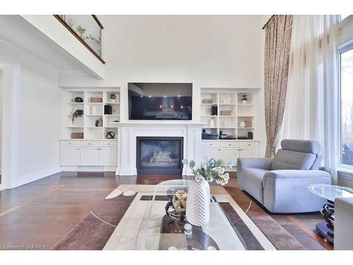 1841 Hindhead Road, Mississauga, ON - Indoor Photo Showing Living Room With Fireplace