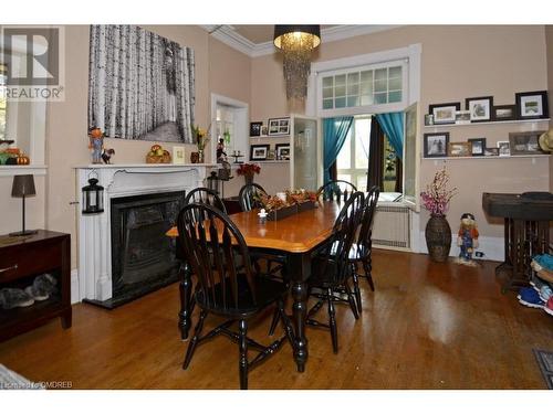 480-484 Weller Street, Peterborough, ON - Indoor Photo Showing Dining Room With Fireplace